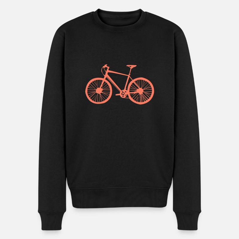 fahrrad rad - Männer Premium Bio Pullover - Schwarz