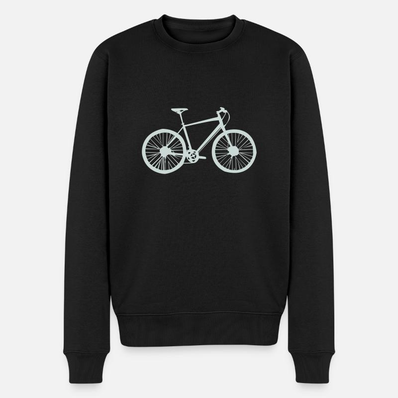 Roue de vélo - Pull Premium bio Homme - noir