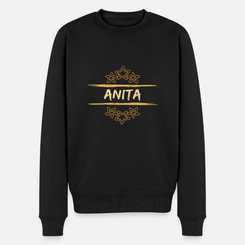 Anita dans le rôle d’Anita - Pull Premium bio Homme - noir
