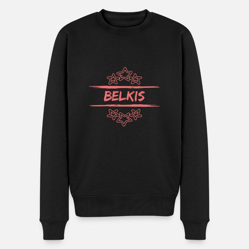 Geschenk für Belkis - Männer Premium Bio Pullover - Schwarz