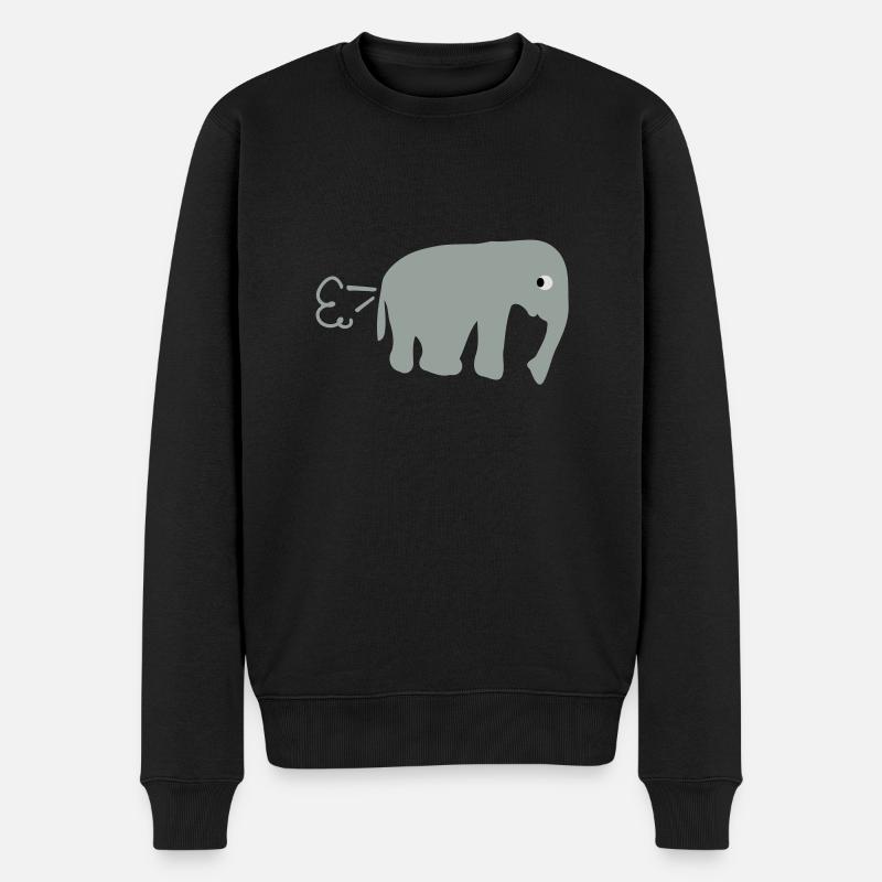 elephant_fart - Pull Premium bio Homme - noir
