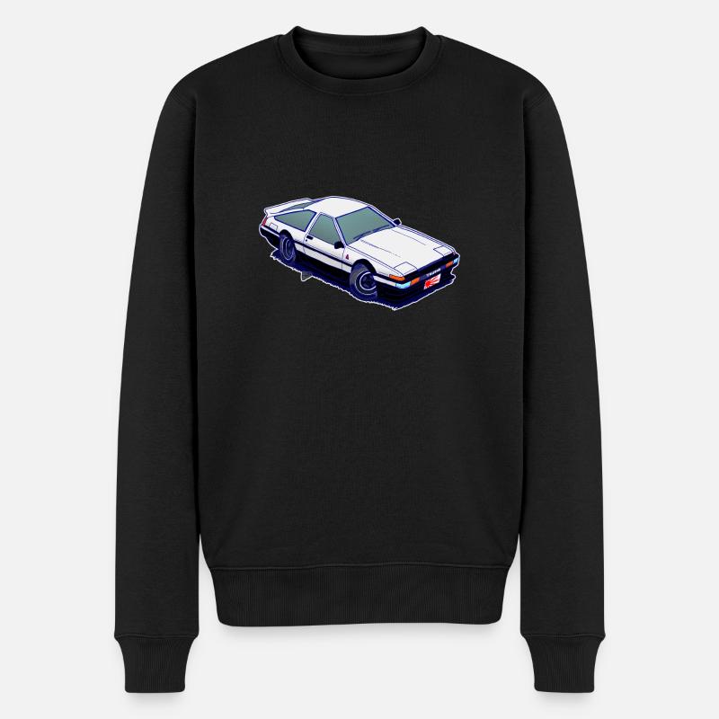 Le légendaire Initial D juste la voiture - Pull Premium bio Homme - noir