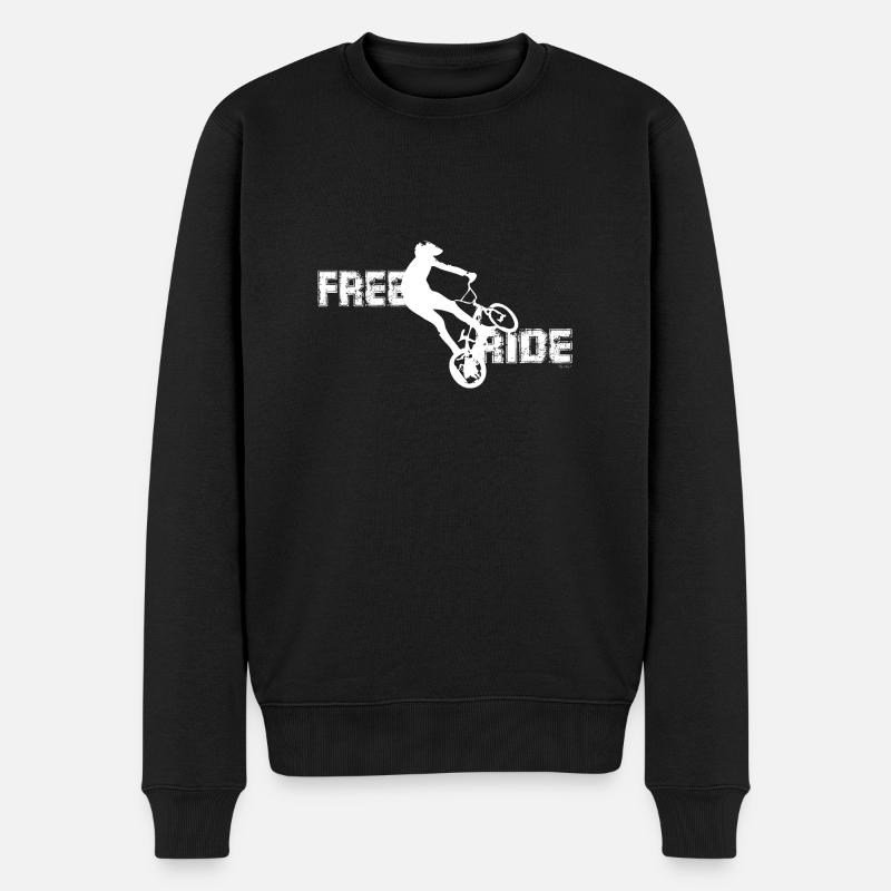 free ride mirko blanc - Pull Premium bio Homme - noir