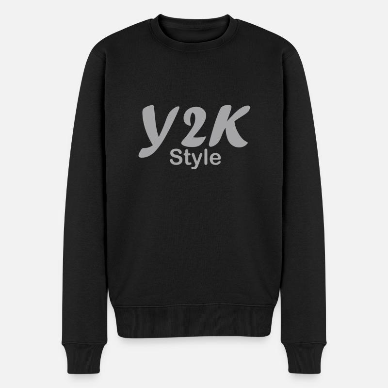 Y2k style 2000 - Pull Premium bio Homme - noir