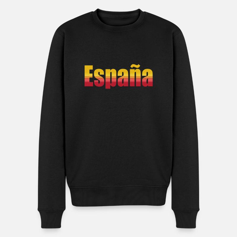 Spanien Weltmeisterschaft - Männer Premium Bio Pullover - Schwarz