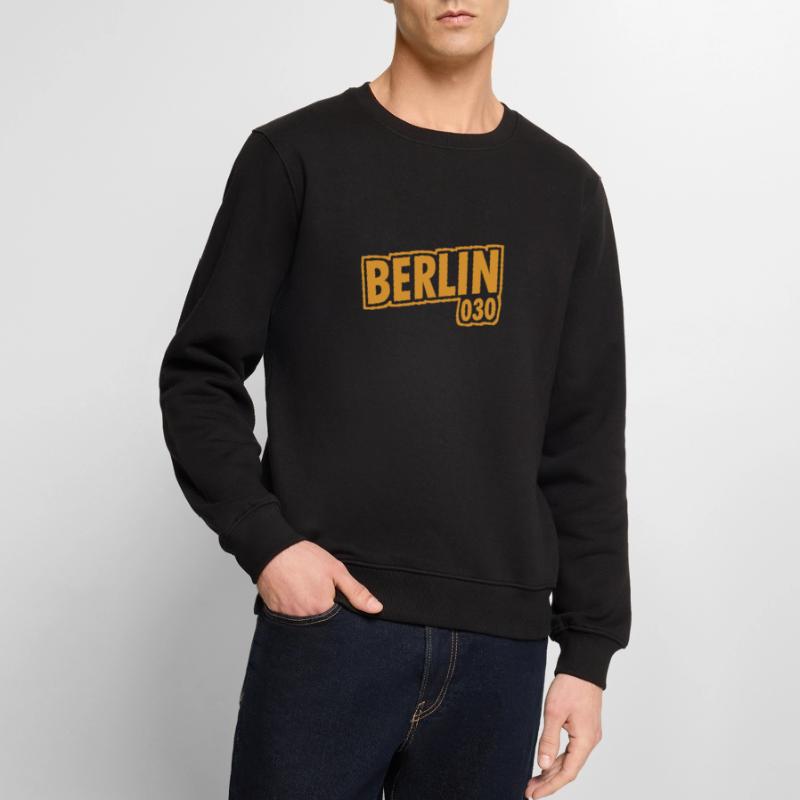Berlin - 030 - Capital - Germany - Area Code Men's Premium Organic Jumper