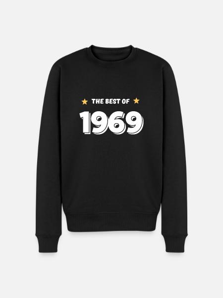 Das Beste von 1969 - Männer Premium Bio Pullover - Schwarz