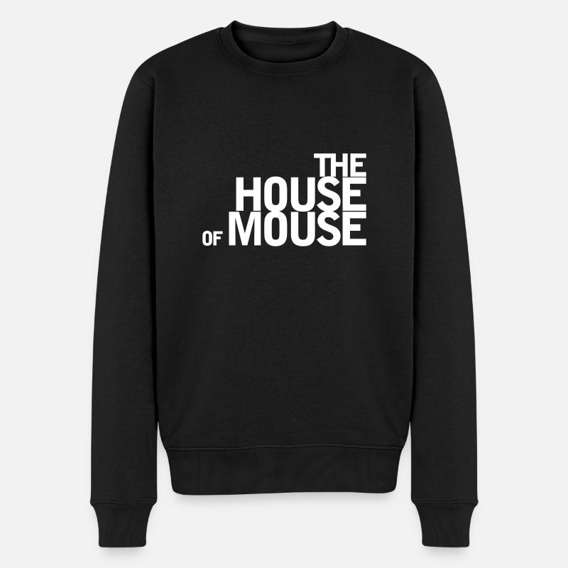 dieses Logo - Männer Premium Bio Pullover - Schwarz