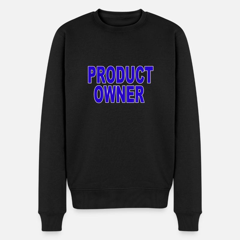 Agile - Besitzer des Conduits - Männer Premium Bio Pullover - Schwarz