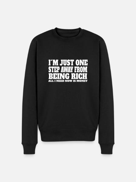 funny sayings funny saying gift funny - Men's Premium Organic Jumper - black
