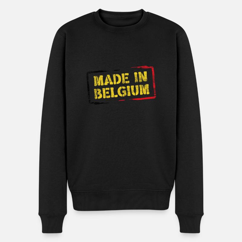 Made in Belgium. - Pull Premium bio Homme - noir
