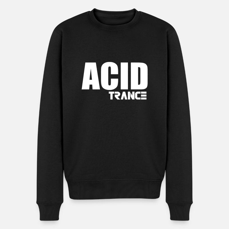 Transe acide - Pull Premium bio Homme - noir