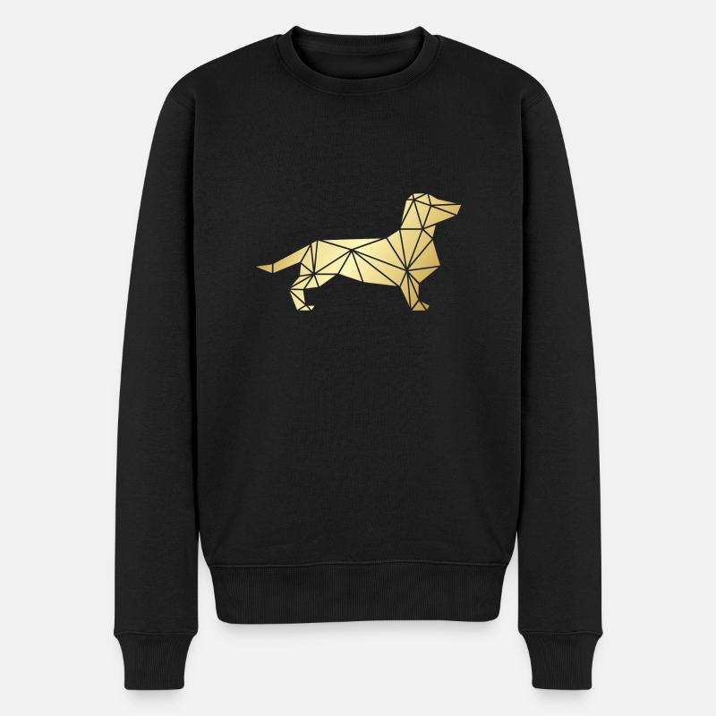 MRLORD DREIECK 1 - Männer Premium Bio Pullover - Schwarz
