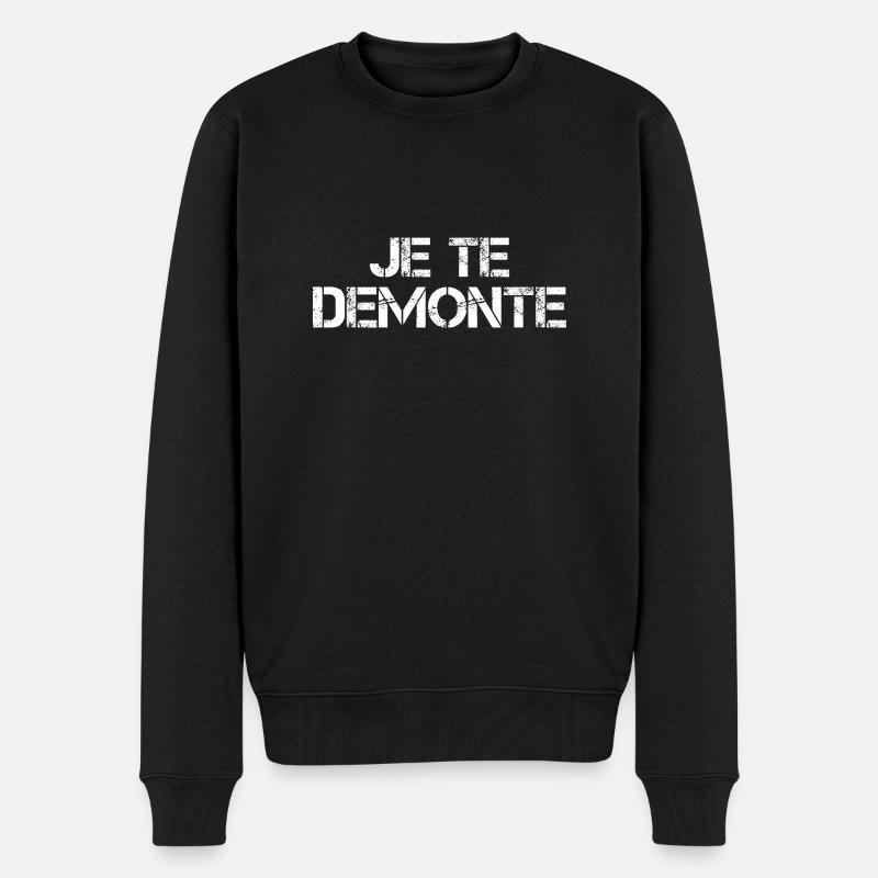 Je te demonte - Pull Premium bio Homme - noir