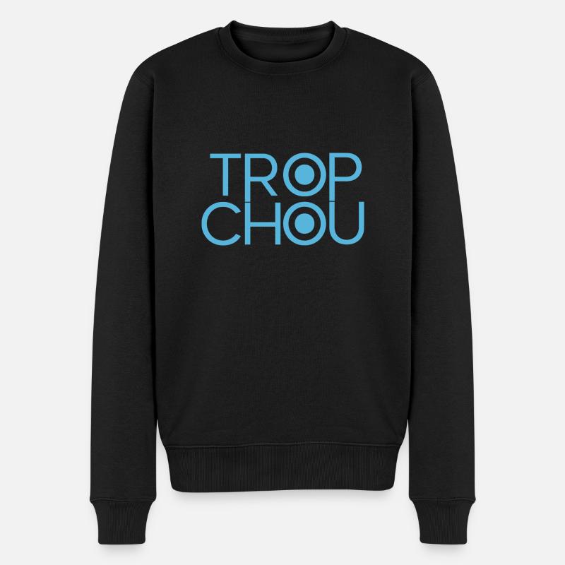 Trop Chou - Pull Premium bio Homme - noir