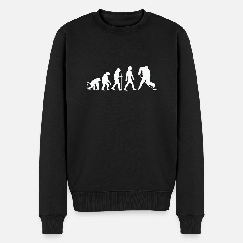Évolution du hockey - Pull Premium bio Homme - noir