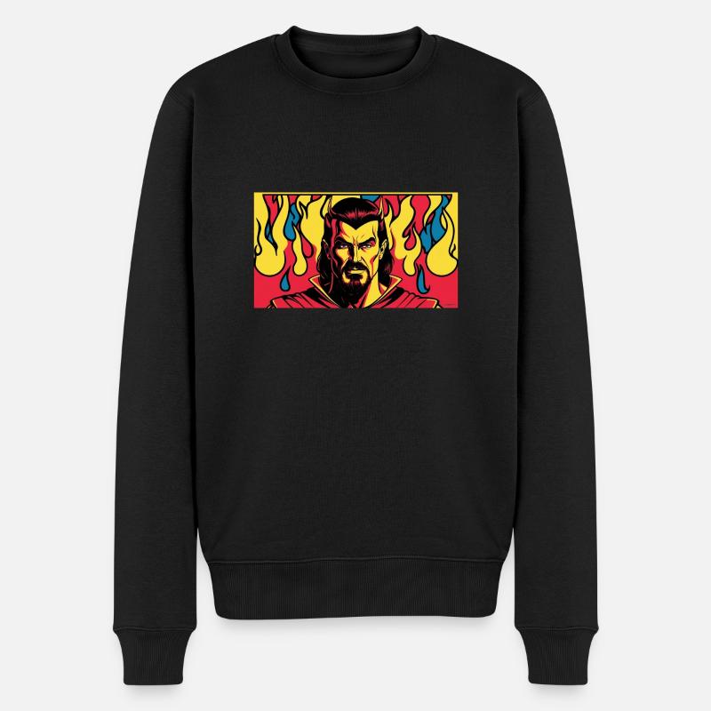 nVx Hades 2 - Männer Premium Bio Pullover - Schwarz