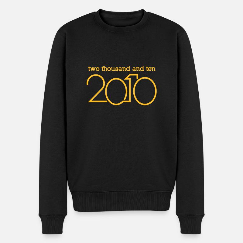 Bienvenue en 2010 - Pull Premium bio Homme - noir