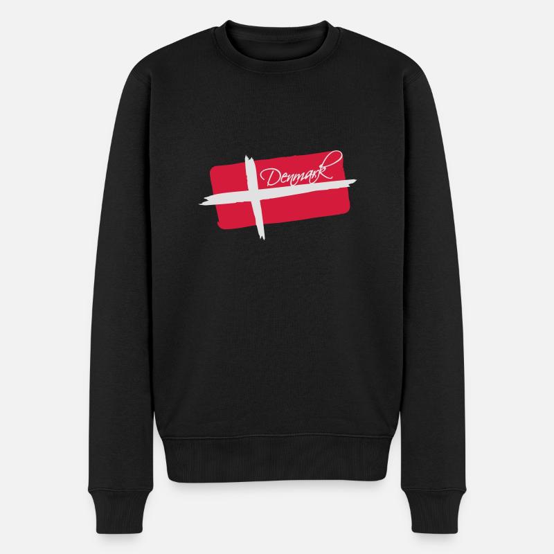 Denmark Flag Design - Pull Premium bio Homme - noir