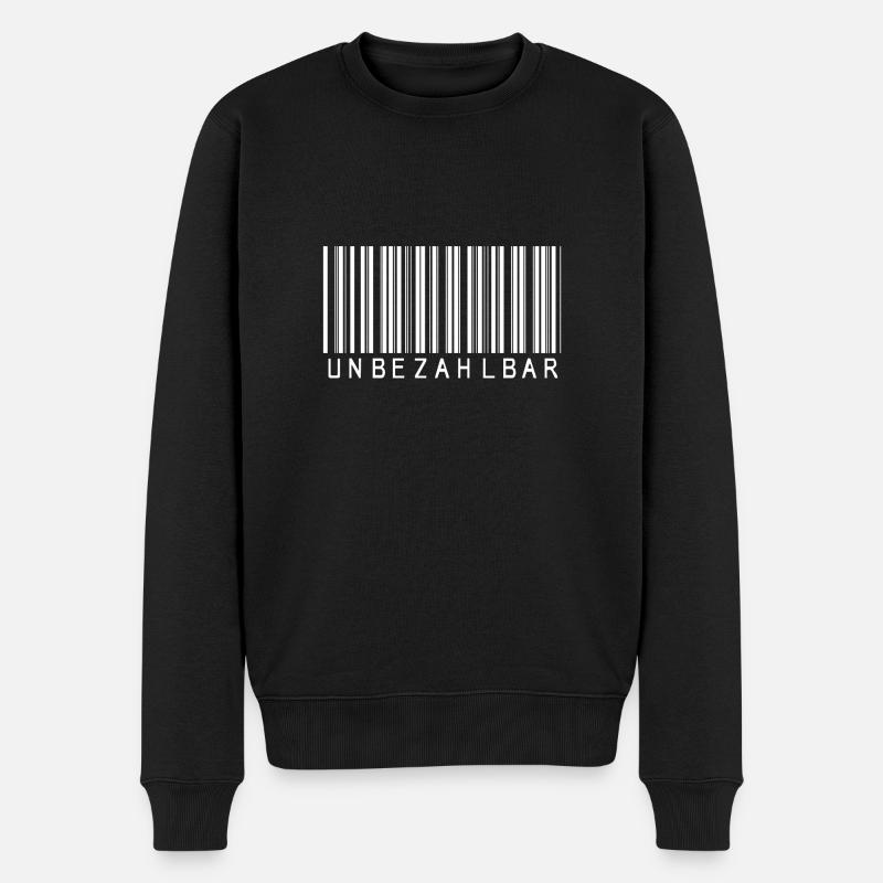 Herren T-Shirt - Unbezahlbar - schwarz - Männer Premium Bio Pullover - Schwarz