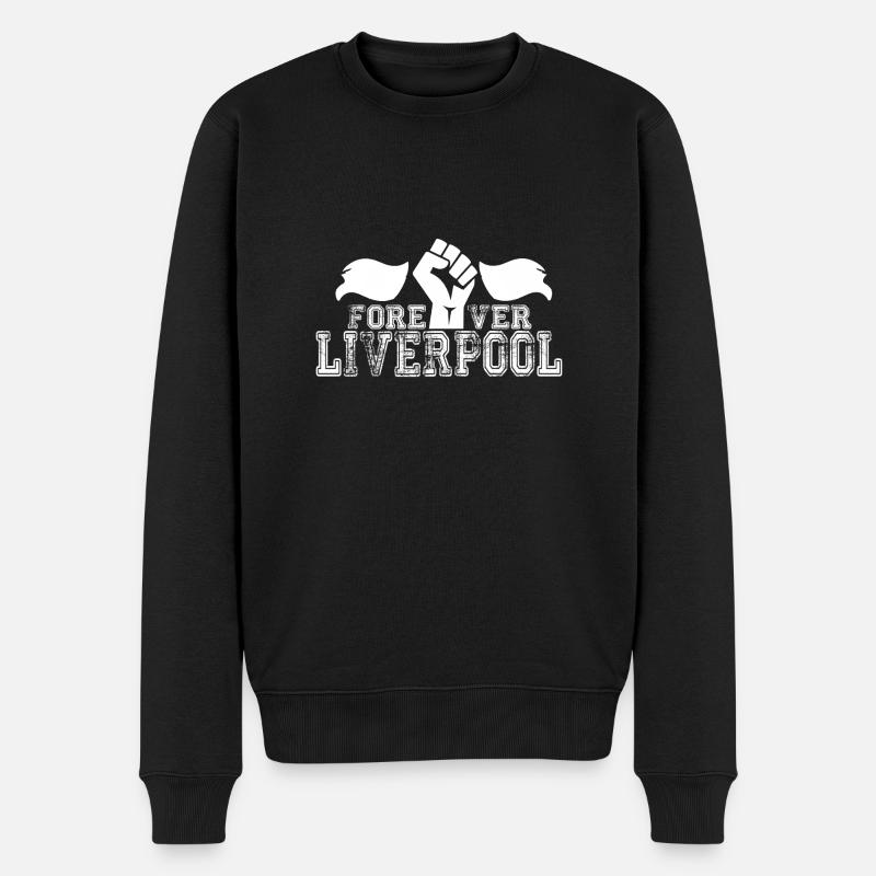 Forever Liverpool - Pull Premium bio Homme - noir