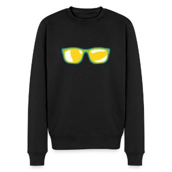 lunette de soleil - Pull Premium bio Homme - noir - Devant - Nico (187cm)