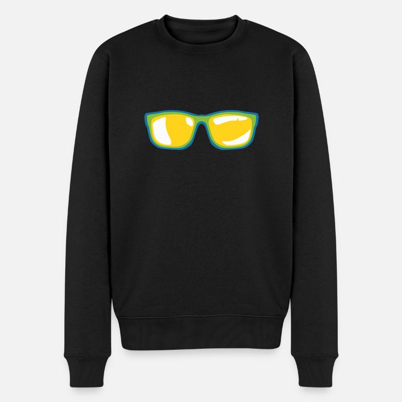 Sonnenbrille - Männer Premium Bio Pullover - Schwarz