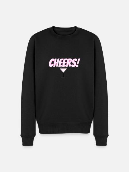 Cheers - Männer Premium Bio Pullover - Schwarz