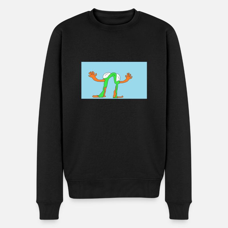 Grenouille gymnaste - Pull Premium bio Homme - noir