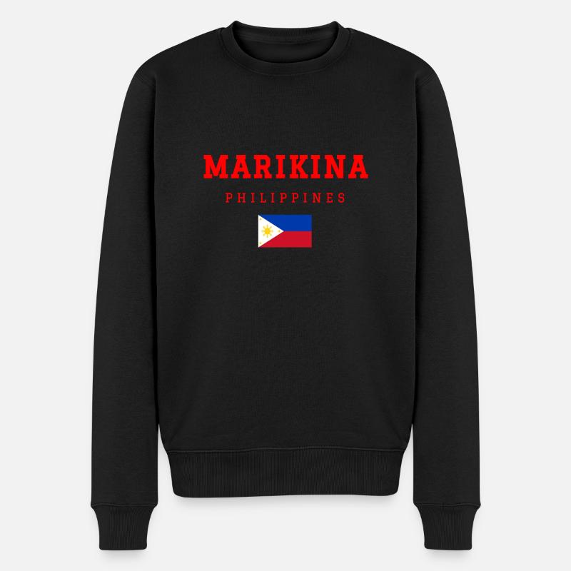 Marikina, Philippines - Pull Premium bio Homme - noir