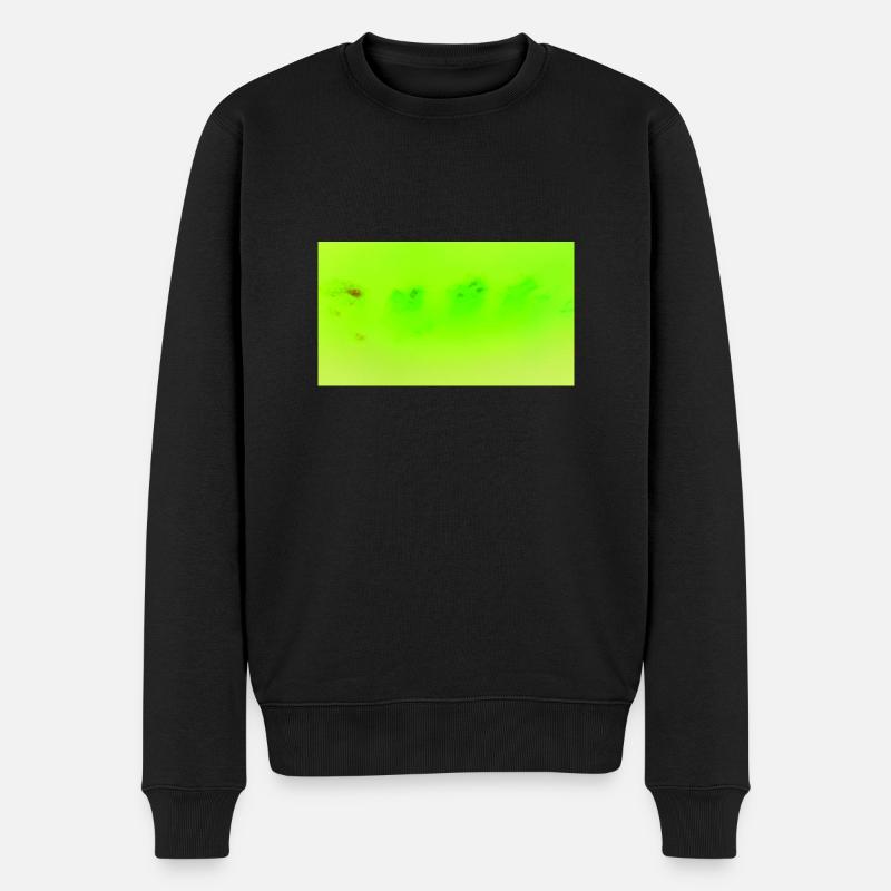 Neon Green 15 - Männer Premium Bio Pullover - Schwarz