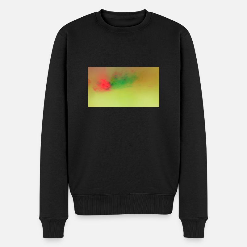 Neon Clouds 28 - Männer Premium Bio Pullover - Schwarz