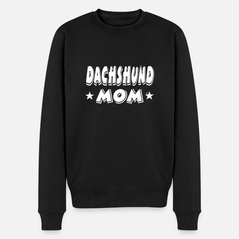 Dackel - Männer Premium Bio Pullover - Schwarz