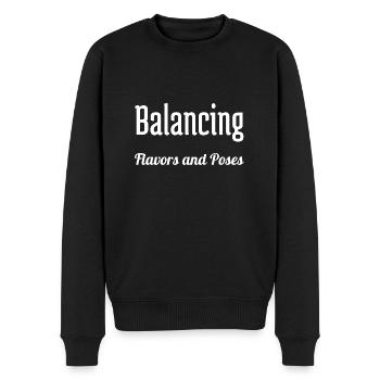 Delicious Eats Expériences culinaires Cuisine gastronomique - Pull Premium bio Homme - noir - Devant - Nico (187cm)