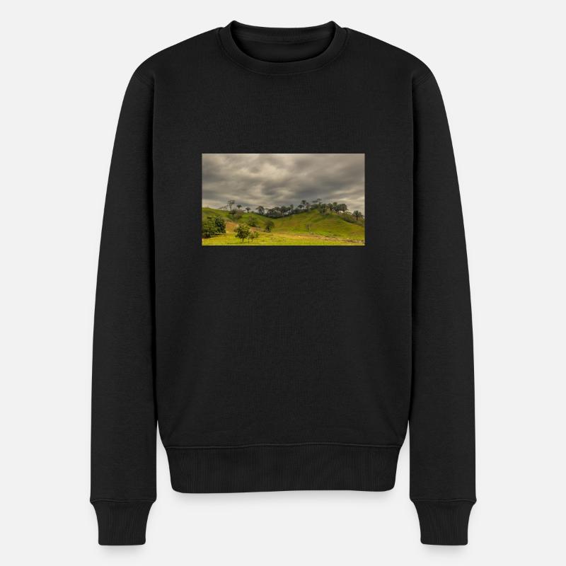 Venezuela - Männer Premium Bio Pullover - Schwarz