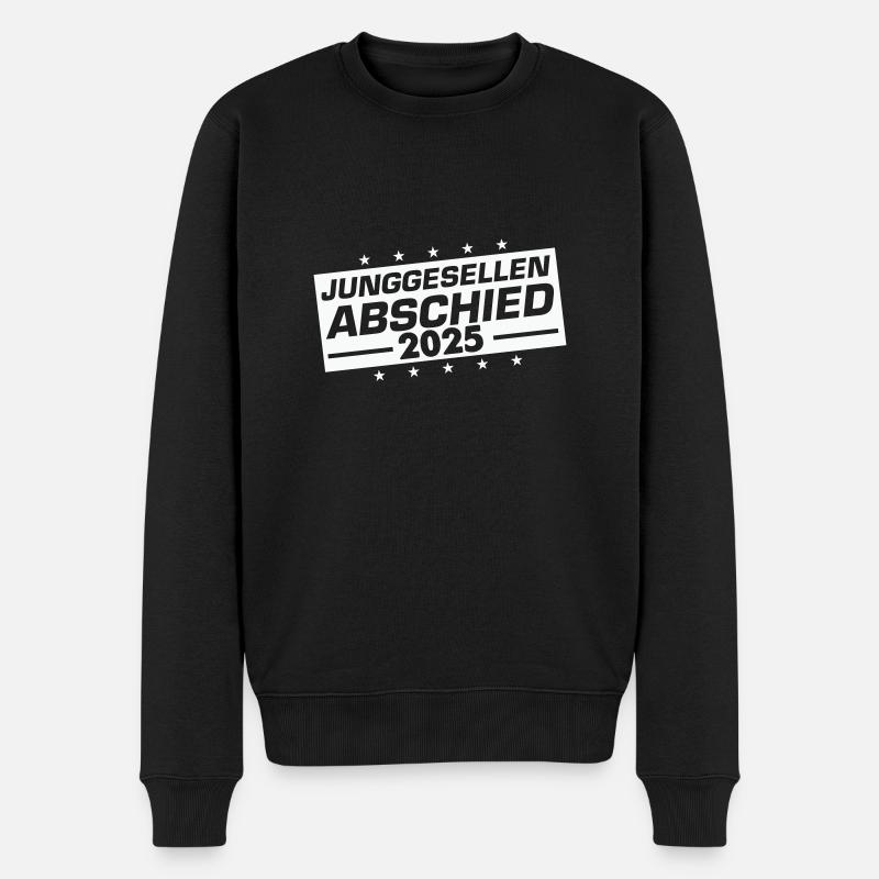 junggesellenabschied jga 2025 - Männer Premium Bio Pullover - Schwarz