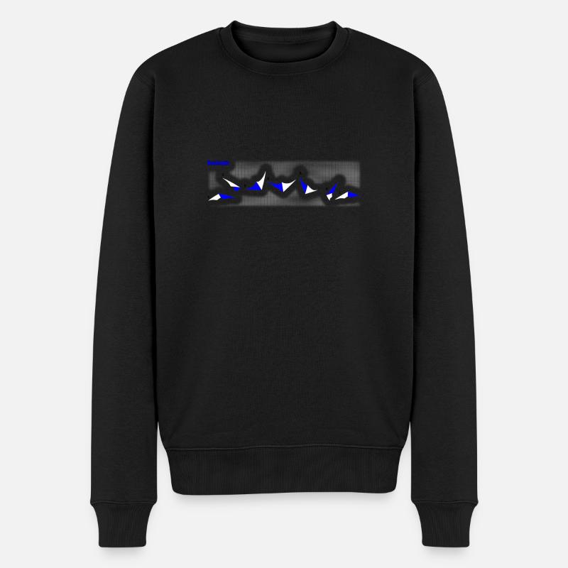 Backspin - Männer Premium Bio Pullover - Schwarz