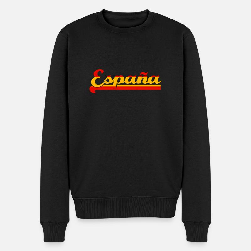espana - Männer Premium Bio Pullover - Schwarz