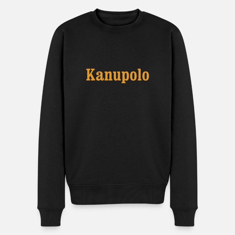 Kanupolo - Sport - Paddeln - Paddel - Männer Premium Bio Pullover - Schwarz
