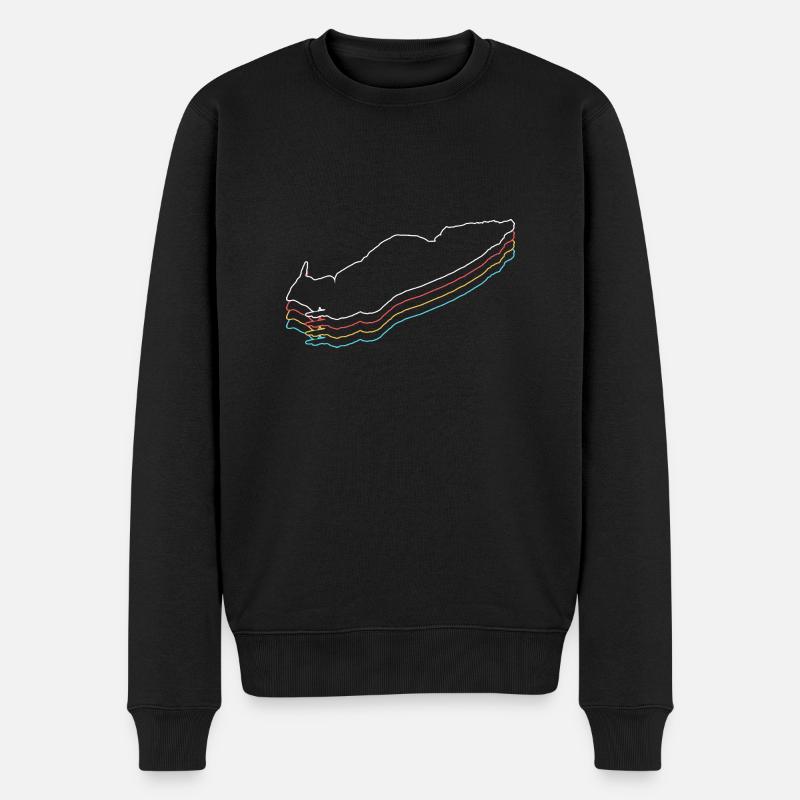 Grands Lacs - Pull Premium bio Homme - noir