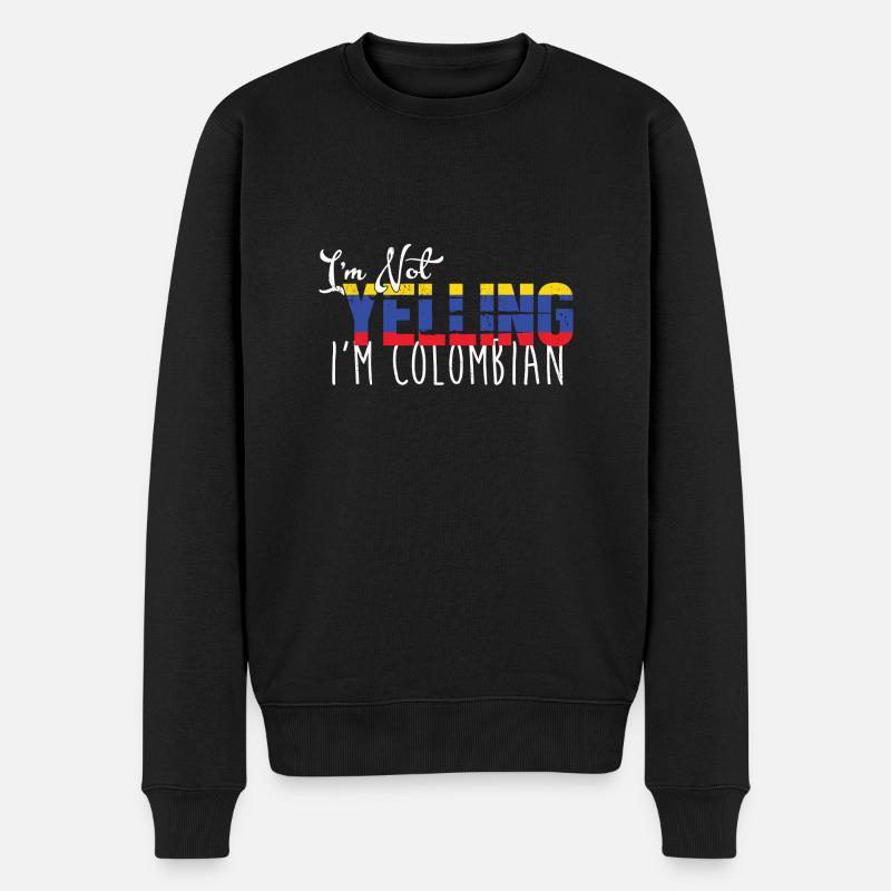 Colombie - Pull Premium bio Homme - noir