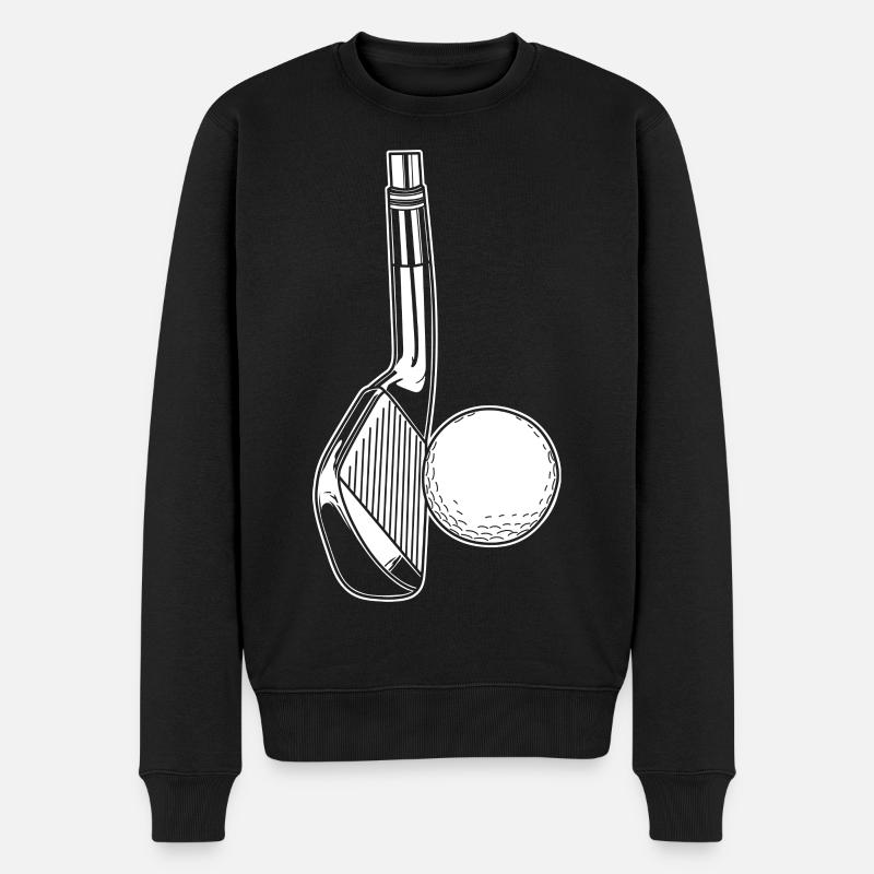 Jouer au golf - Pull Premium bio Homme - noir