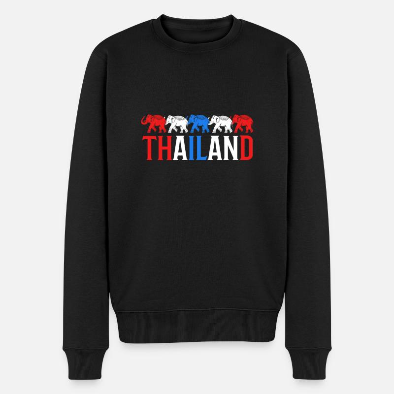 Thaïlande - Pull Premium bio Homme - noir