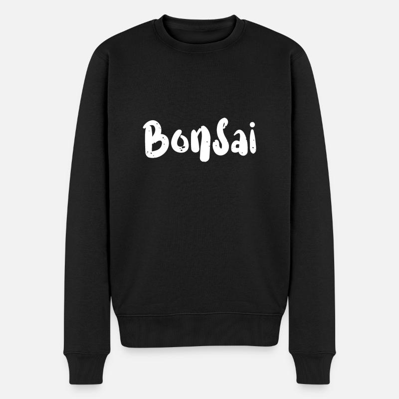 Bonsaï - Plantes - Pull Premium bio Homme - noir