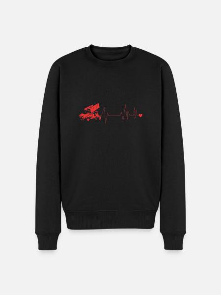Dirt Track Racing - Men's Premium Organic Jumper - black