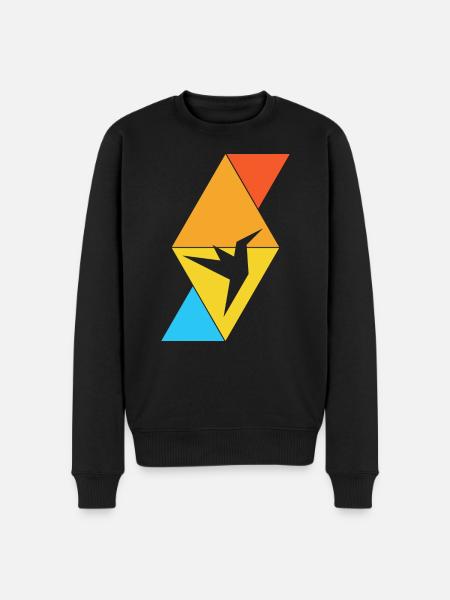 Colibri - Pull Premium bio Homme - noir