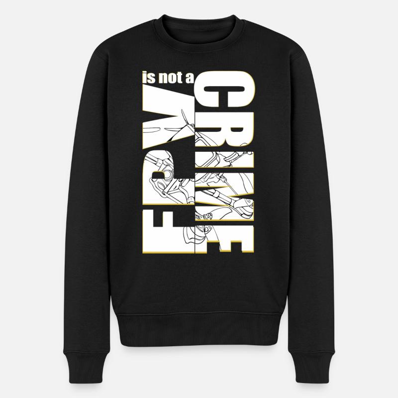FPV n’est pas un pilote de drone criminel - Pull Premium bio Homme - noir