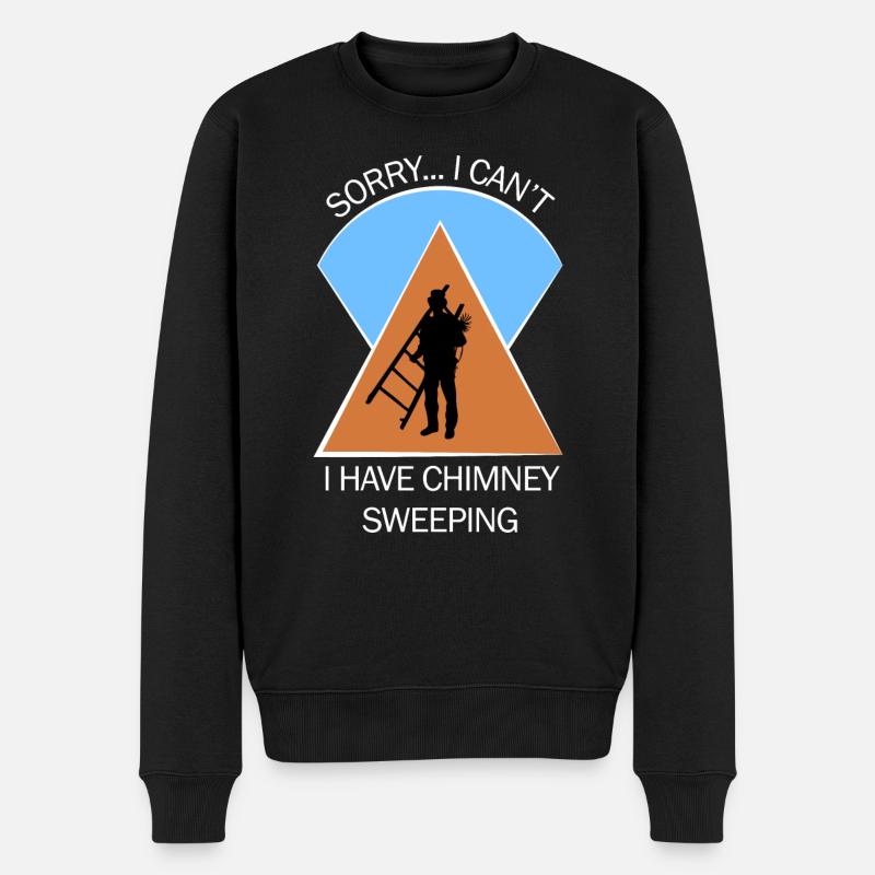 Schornsteinfeger Schlotfeger - Männer Premium Bio Pullover - Schwarz