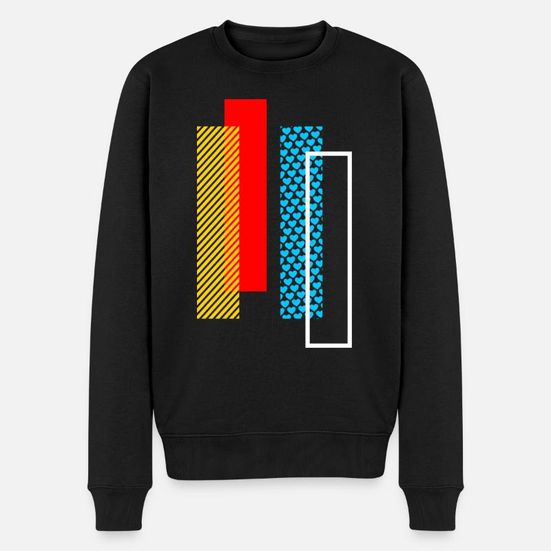 I i Lettre - Pull Premium bio Homme - noir