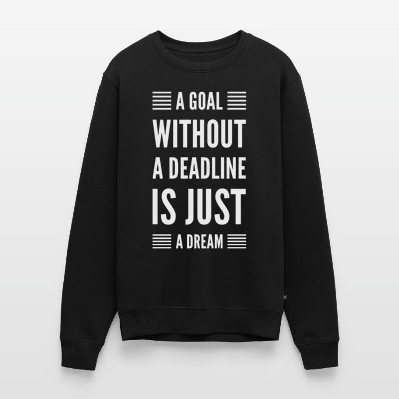 Objectif de devis motivationnel sans date limite Pull Premium bio Homme